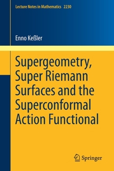 Paperback Supergeometry, Super Riemann Surfaces and the Superconformal Action Functional Book