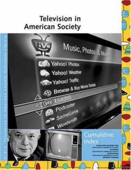 Paperback Television in American Society Reference Library Cumulative Index Book