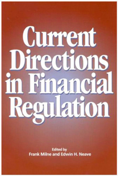 Paperback Current Directions in Financial Regulation Book