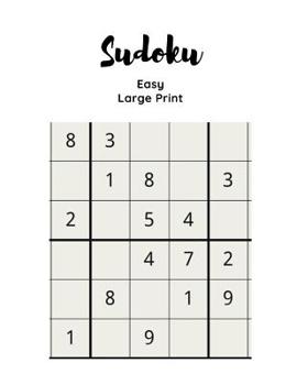 Paperback Sudoku: 80 Easy Sudoku Puzzles [Large Print] Book