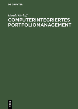 Hardcover Computerintegriertes Portfoliomanagement [German] Book