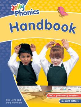 Spiral-bound Jolly Phonics Handbook: in Print Letters (British English edition) Book