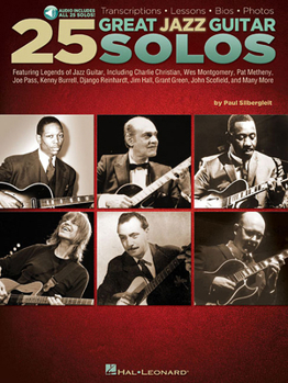 Paperback 25 Great Jazz Guitar Solos: Transcriptions * Lessons * BIOS * Photos Book