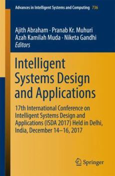 Paperback Intelligent Systems Design and Applications: 17th International Conference on Intelligent Systems Design and Applications (Isda 2017) Held in Delhi, I Book