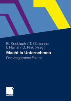 Hardcover Macht in Unternehmen: Der Vergessene Faktor [German] Book