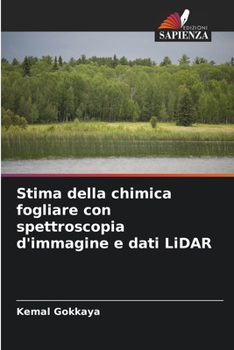 Paperback Stima della chimica fogliare con spettroscopia d'immagine e dati LiDAR [Italian] Book