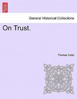 Paperback On Trust. Book