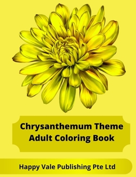 Paperback Chrysanthemum Theme Adult Coloring Book