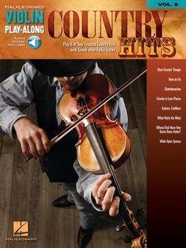Paperback Violin Play-Along Volume 9 Country Hits - Book/Online Audio [With CD (Audio)] Book