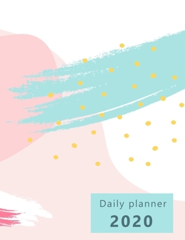 Paperback Daily Planner: Large, 1 day per page. Daily Schedule, Goals, To-Dos, Assignments and Tasks. Includes Gratitude section, Meal planner, Book