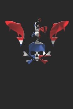 Paperback Wikstroem - Notes: Norway Viking Skull Fish - Notebook 6x9 dot grid Book