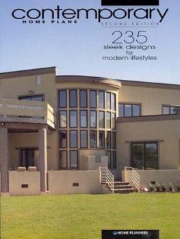 Paperback Contemporary Home Plans: 235 Sleek Designs for Modern Lifestyles Book
