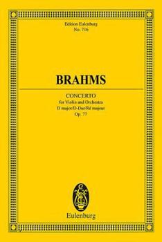 Paperback Violin Concerto in D Major, Op. 77: Edition Eulenburg No. 716 Book