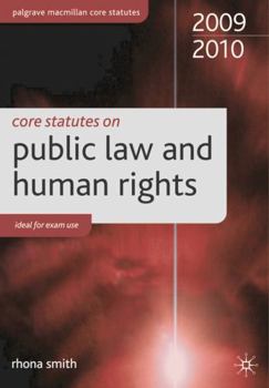 Paperback Core Statutes on Public Law and Human Rights Book