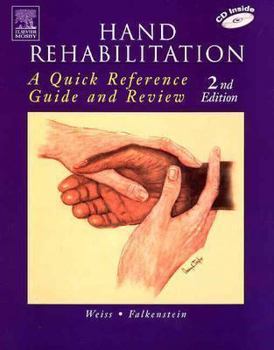 Hardcover Hand Rehabilitation: A Quick Reference Guide and Review Book