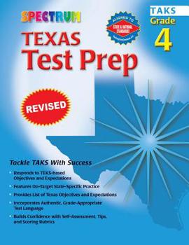 Paperback Spectrum State Specific: Texas Test Prep, Grade 4 Book