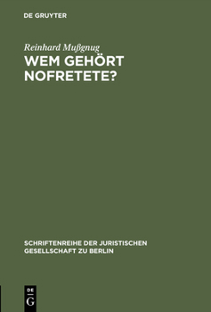 Hardcover Wem gehört Nofretete? [German] Book