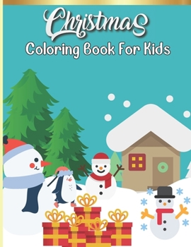 Paperback Christmas Coloring Book For Kids: Unique Fun and Relaxing Coloring Pages for Kids with Santa Claus Book