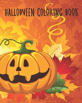 Paperback Halloween Coloring: Halloween Monster Coloring Book
