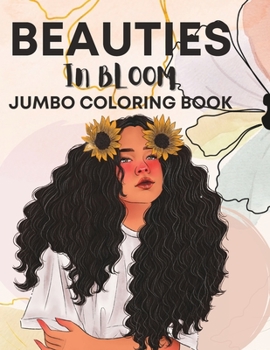 Paperback Beauties in Bloom Jumbo Adult Coloring Book