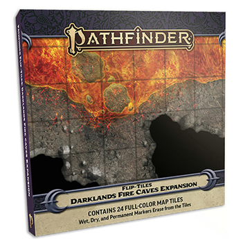 Board Game Pathfinder Flip-Tiles: Darklands Fire Caves Expansion Book