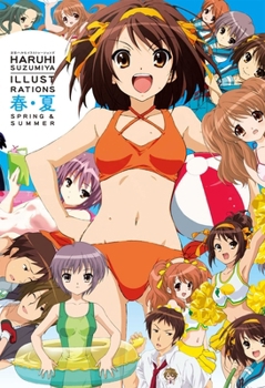 Paperback Haruhi Suzumiya Illustrations Volume 1: Spring & Summer Book
