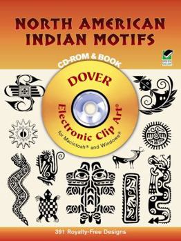 Paperback North American Indian Motifs CD-ROM and Book