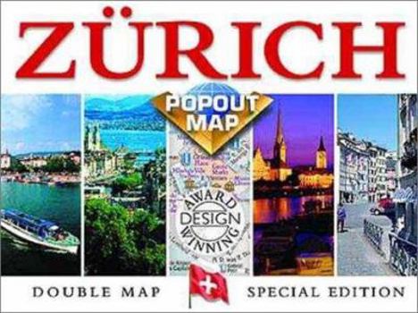 Map Popout-Popout Zurich, Switzerland Book