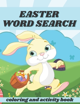 Paperback Easter Word Search Coloring Book: And Activity Book For Kids Word Search, Puzzles And Easter Eggs To Color, Extra Large Print Book