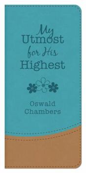 Paperback My Utmost for His Highest Teal/Taupe Book