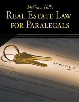 Paperback McGraw-Hill's Real Estate Law for Paralegals Book