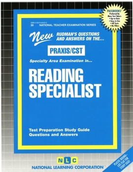 Paperback Reading Specialist: Test Preparation Study Guide Book