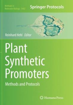 Paperback Plant Synthetic Promoters: Methods and Protocols Book