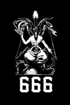 Paperback 666: Baphomet - Satanic Design - College Ruled Lined Pages Book