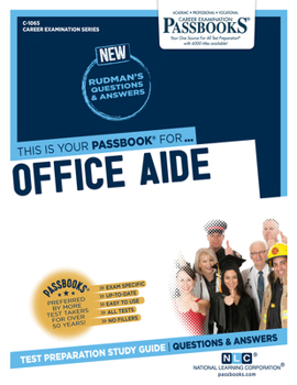 Paperback Office Aide (C-1065): Passbooks Study Guide Volume 1065 Book