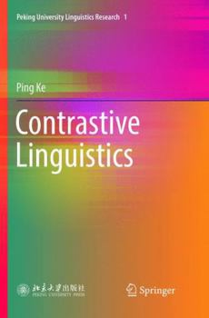 Paperback Contrastive Linguistics Book