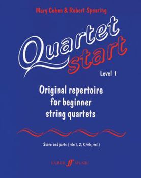 Paperback Quartetstart: Original Repertoire for Beginner String Quartets, Score & Parts Book