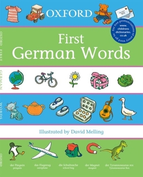 Paperback First German Words Book