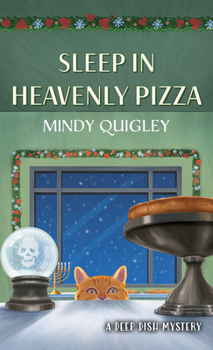 Paperback Sleep in Heavenly Pizza [Large Print] Book