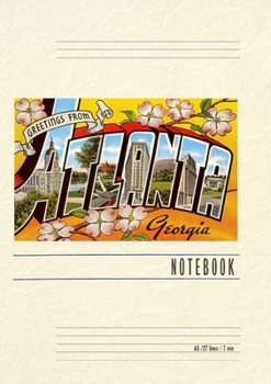 Paperback Vintage Lined Notebook Greetings from Atlanta Book