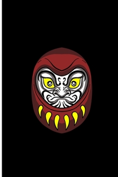 Paperback Japanese: Artistic Monster Oni Mask Perfect Gift Dot Grid Notebook/Journal (6"x9") Book