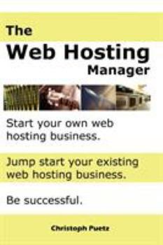 Paperback The Web Hosting Manager Book