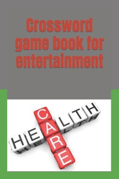 Paperback Crossword game book for entertainment Book
