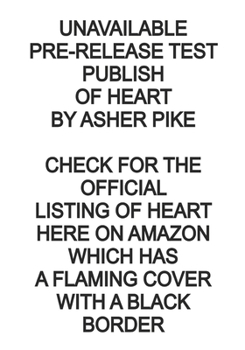 Paperback HEART by Asher Pike Book