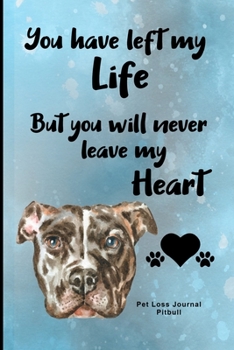 Pet Loss Journal Pitbull: Guided Prompt Keepsake Workbook