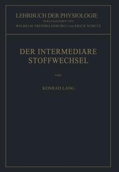 Paperback Der Intermediäre Stoffwechsel [German] Book