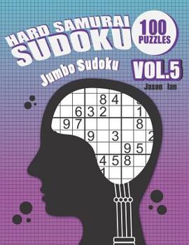 Paperback Hard Samurai Sudoku 100 Puzzles Vol.5: Jumbo Sudoku Book