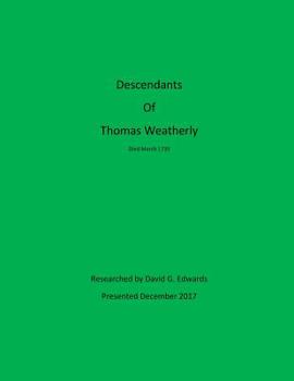 Paperback Descendants of Thomas Weatherly Book