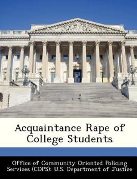 Paperback Acquaintance Rape of College Students Book