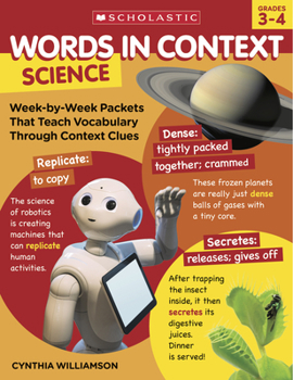 Paperback Words in Context: Science: Week-By-Week Packets That Teach Vocabulary Through Context Clues Book
